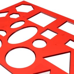 Трафарет «Луч. Геометрические фигуры № 1», МИКС