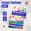 Пластилин «Луч. Классика цвета», 12 цветов, 240 г
