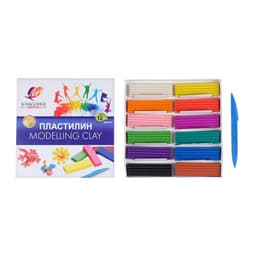 Пластилин «Луч. Классика цвета», 12 цветов, 240 г