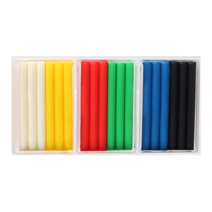 Пластилин мягкий (восковой) «Луч. Кроха», 6 цветов, 90 г, со стеком