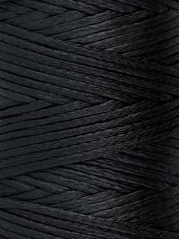 Нитки вощёные, плетёные, плоские, 150D/16, 0.8 мм, 50 ± 2 м, цвет чёрный