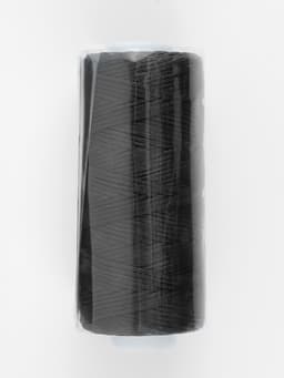 Нитки вощёные, плетёные, плоские, 150D/16, 0.8 мм, 50 ± 2 м, цвет чёрный