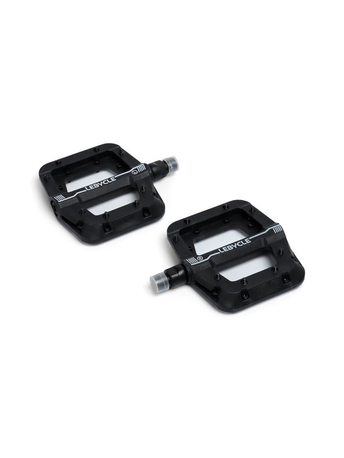 Педали для велосипеда, 9/16", с подшипником, нейлон, съёмные шипы