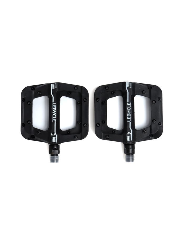 Педали для велосипеда, 9/16", с подшипником, нейлон, съёмные шипы