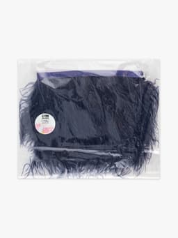 Перья страуса декоративные, на ленте,8-10 см, 5±0.5 м, тёмно-синие