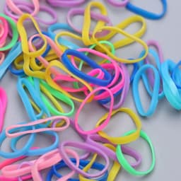 Резинки для животных повышенной прочности, набор 100 шт., микс цветов