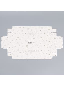 Коробка кондитерская для муссовых пирожных «Звёздочки», 27×8.6×6.5 см
