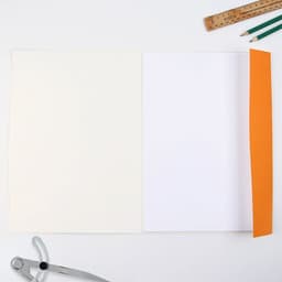 Бумага для черчения А4, 20 листов, без рамки, белизна 100%, 160 г/м² в папке