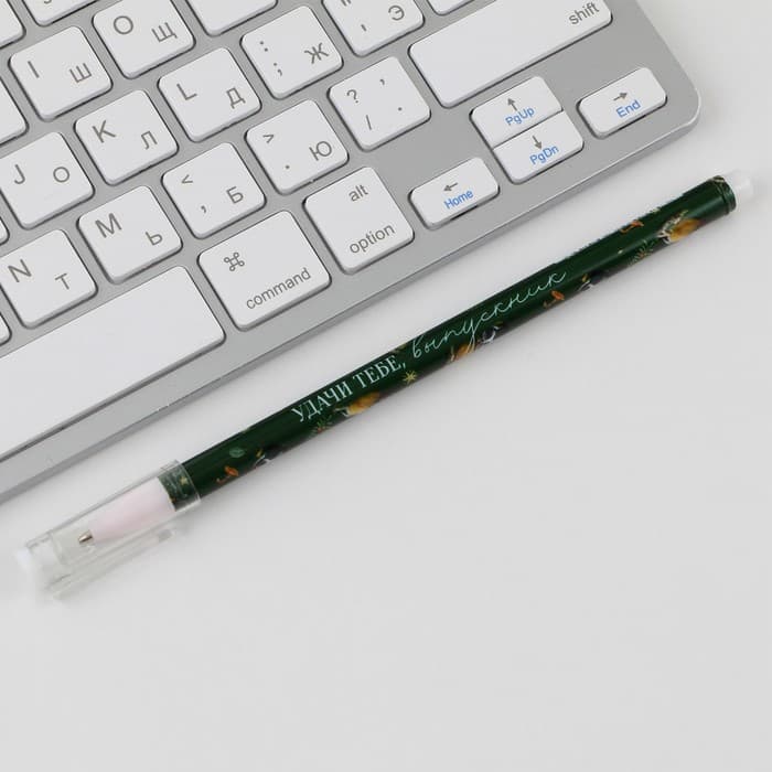 Подарочный набор, ручка шариковая 0.5 мм, значок «Выпускной: Прощай школа»