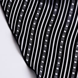 Карнавальный набор: бандана в полоску, маска с рогами чёрная, термонаклейка