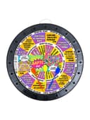 Дартс 2 в 1 Время игры, фанты, на раздевание, 41×41 см, 3 дротика, 18+