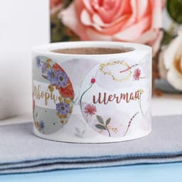 Наклейки для цветов и подарков «Мечтай, сияй», 4.4×4.4 см, набор 252 шт.
