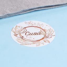 Наклейки для цветов и подарков «Будь собой», 4.4×4.4 см, набор 252 шт.