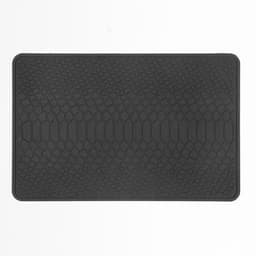 Коврик противоскользящий под кожу крокодила 20×13 см, черный