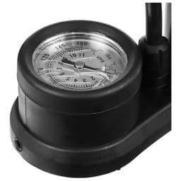 Насос напольный с манометром, авто/вело ниппель, цвет чёрный