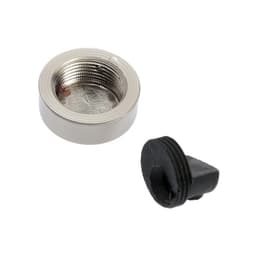 Зеркалодержатель ТУНДРА, d=20 мм, без сверления, цвет матовый никель, 4 шт.