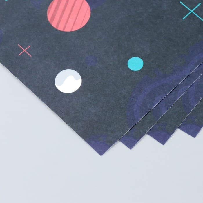 Бумага для скрапбукинга «Вселенная», плотность 180 гр, 30,5 х 32 см