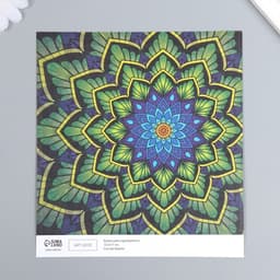 Бумага для скрапбукинга двусторонняя «Эклектика серебро и мехенди», плотность 180 г, 15.5×17 см