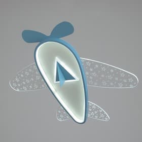 Светильник Самолет LED 30 Вт синий 58×58×8 см BayerLux