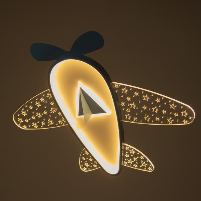 Светильник Самолет LED 30 Вт синий 58×58×8 см BayerLux