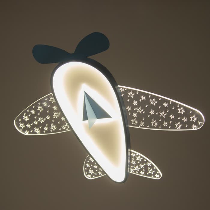 Светильник Самолет LED 30 Вт синий 58×58×8 см BayerLux