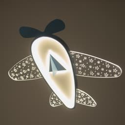 Светильник Самолет LED 30 Вт синий 58×58×8 см BayerLux