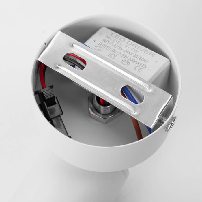 Спот «Палми» LED 7 Вт 4000К белый 6×6×19 см