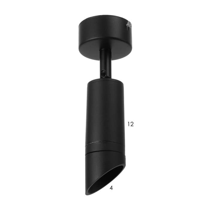 Спот «Палми» LED 7 Вт 4000К черный 6×6×19 см