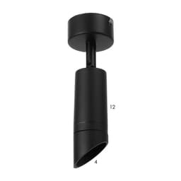 Спот «Палми» LED 7 Вт 4000К черный 6×6×19 см
