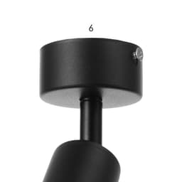 Спот «Палми» LED 7 Вт 4000К черный 6×6×19 см