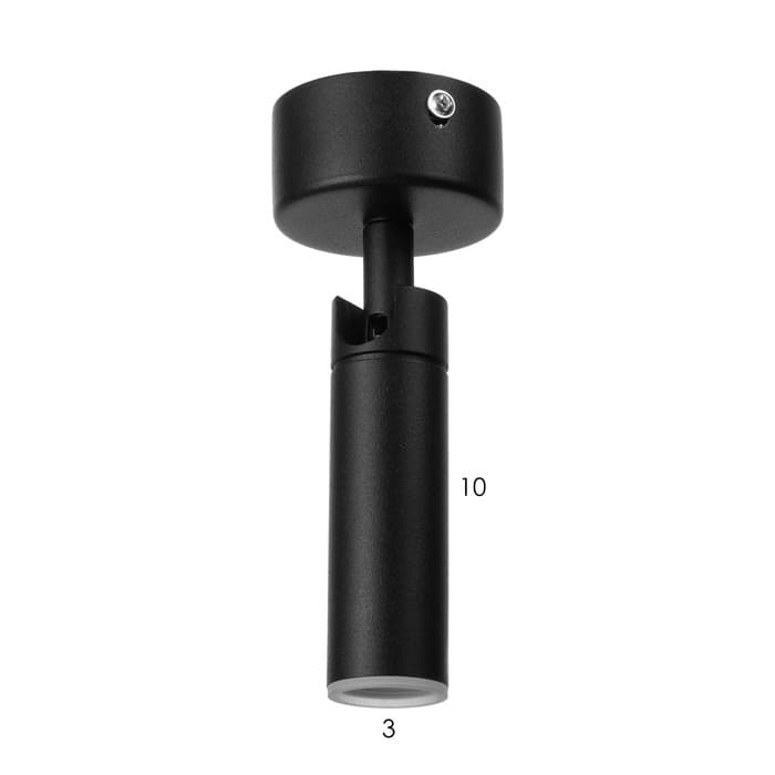 Спот «Антри» LED 6 Вт 4000К черный 6×6×15.5 см