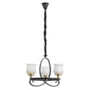 Люстра «Кантри» 3×40 Вт Е27 черно-золотой 50×50×50 см BayerLux