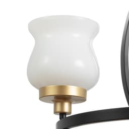 Люстра «Кантри» 3×40 Вт Е27 черно-золотой 50×50×50 см BayerLux