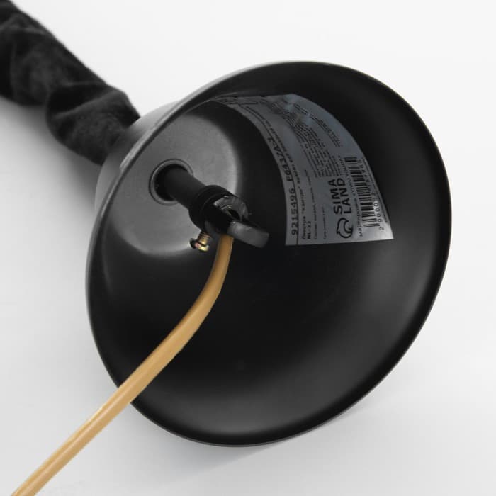 Люстра «Кантри» 3×40 Вт Е27 черно-золотой 50×50×50 см BayerLux