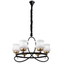 Люстра «Кантри» 5×40 Вт Е27 черно-золотой 60×60×50 см BayerLux