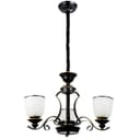 Люстра потолочная BayerLux «Аруна», 3×40 Вт, Е27, черный, 62×62×46 см