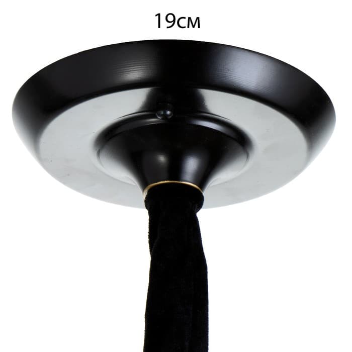 Люстра потолочная BayerLux «Аруна», 3×40 Вт, Е27, черный, 62×62×46 см