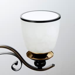 Люстра потолочная BayerLux «Аруна», 3×40 Вт, Е27, черный, 62×62×46 см