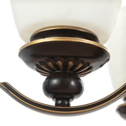 Люстра потолочная BayerLux «Аруна», 6×40 Вт, Е27, черный, 67×67×46 см