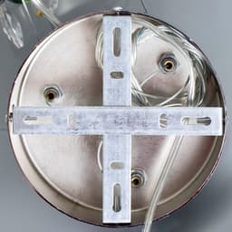 Люстра с ПДУ «Сифора»LED 50 Вт 3000-6000К хром 40×40×23 см BayerLux