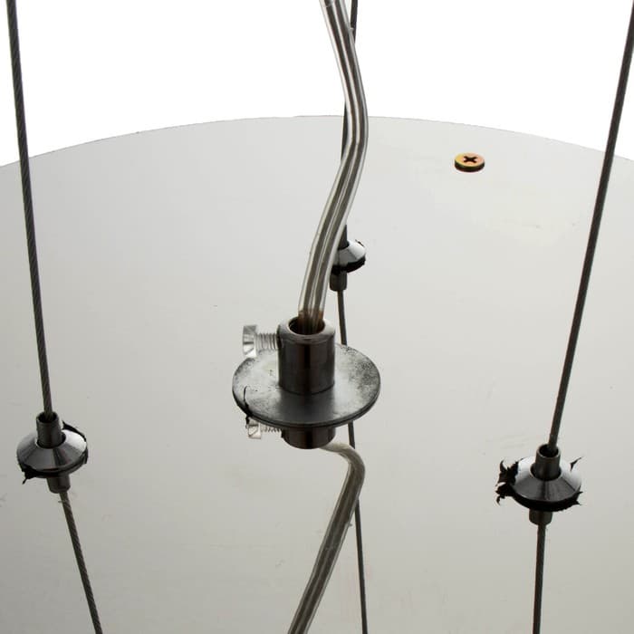 Люстра с ПДУ «Сифора»LED 50 Вт 3000-6000К хром 40×40×23 см BayerLux