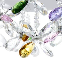 Люстра с ПДУ «Сифора»LED 50 Вт 3000-6000К хром 40×40×23 см BayerLux