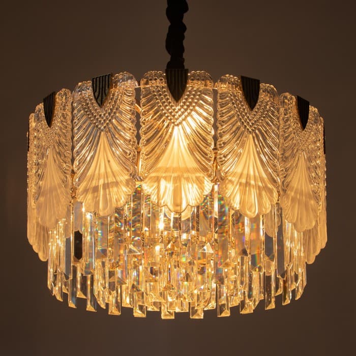 Люстра «Молси» 6хЕ14 золото 50×50×28 см BayerLux