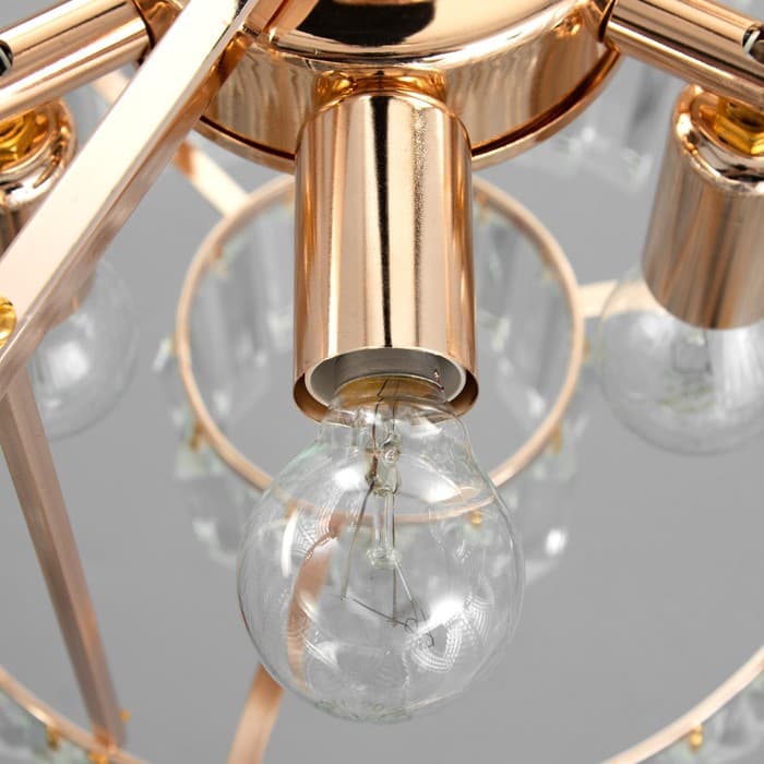 Люстра «Молси» 6хЕ14 золото 50×50×28 см BayerLux