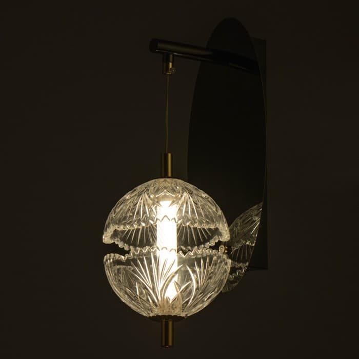 Бра «Айна» 7 Вт LED золото 20×11×47 см