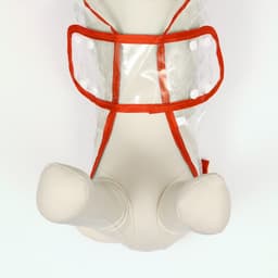 Дождевик для собак, размер M, ДС 26, ОГ 38-41, ОШ 40 см, красный