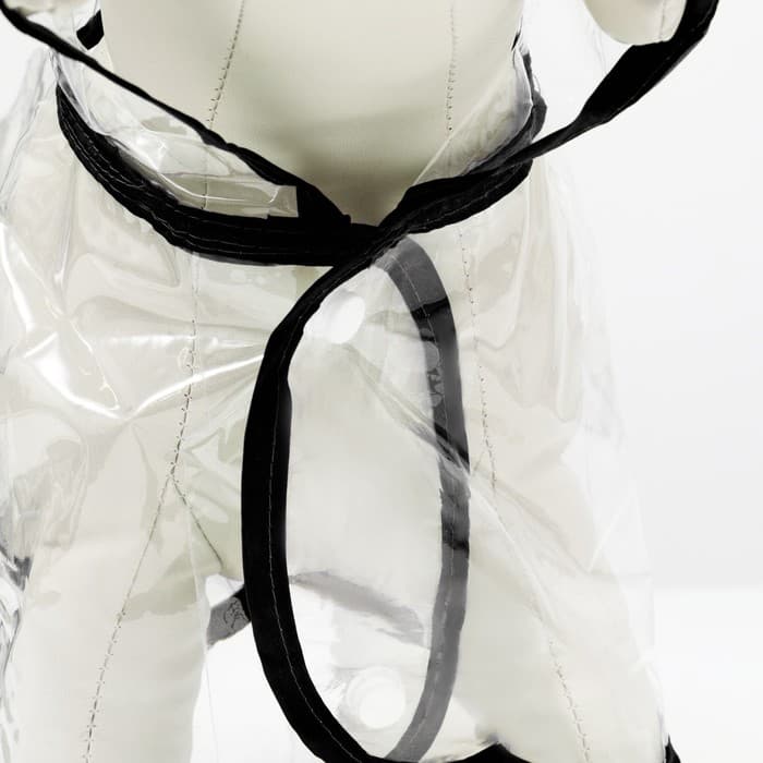 Дождевик для собак, размер S, ДС 22, ОГ 35-38, ОШ 36 см, чёрный