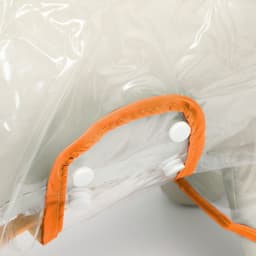 Дождевик для собак, размер S, ДС 22, ОГ 35-38, ОШ 36 см, оранжевый