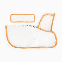 Дождевик для собак, размер S, ДС 22, ОГ 35-38, ОШ 36 см, оранжевый