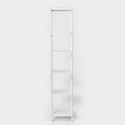 Стеллаж напольный шестиярусный, 29×29×158.5 см, белый